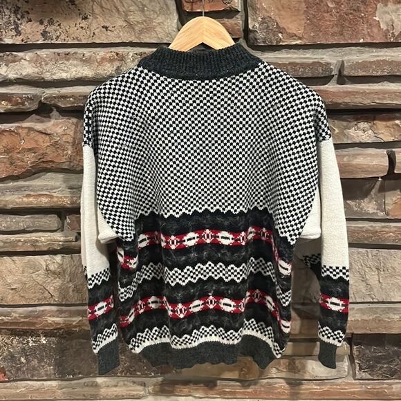 Esprit Wool Blend Mixed Pattern Sweater - Picture 2 of 7